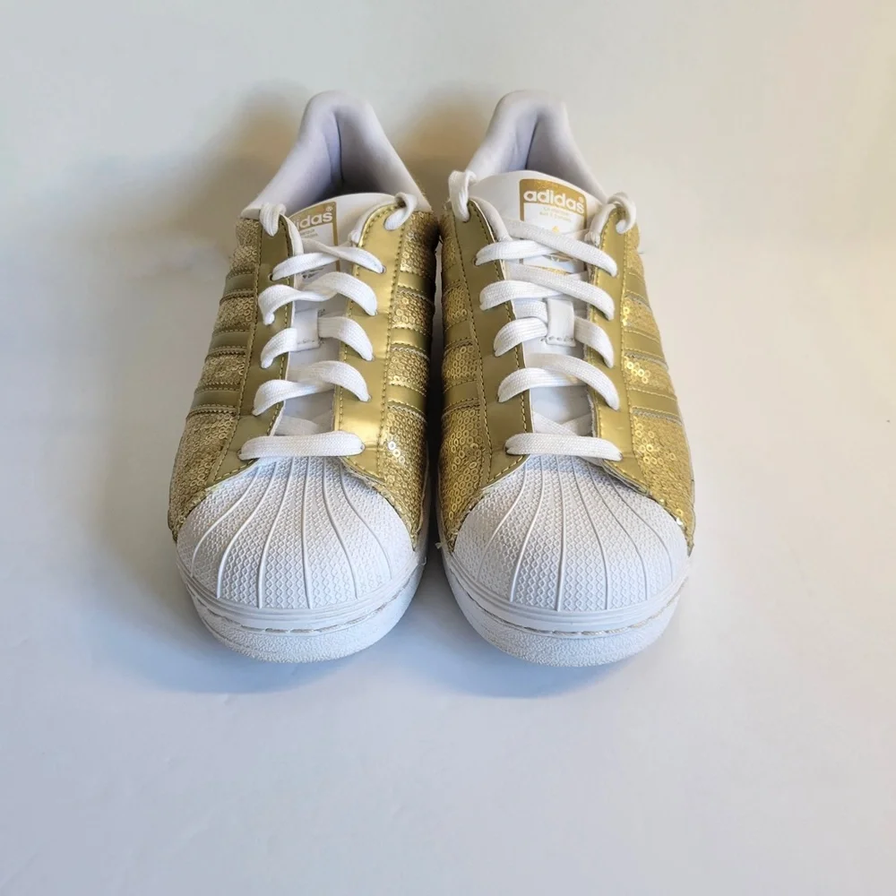 adidas Originals Superstar Sequin Gold Metallic - 7